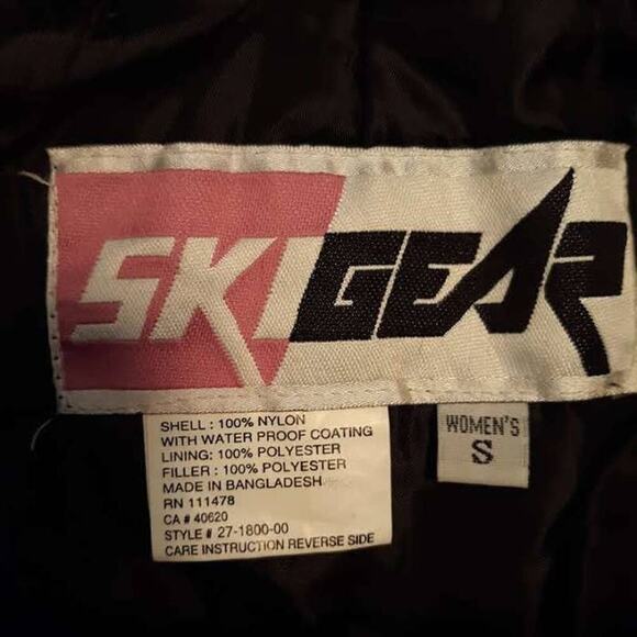 SkiGear Womens Ski Pants Snow Pants Size Small Adj Waist Water Proof - Picture 10 of 11